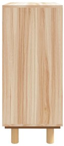 vidaXL Ντουλάπι Καφέ 60 x 30 x 70 εκ. από Μασίφ Πεύκο &amp; Φυσικό Ρατάν