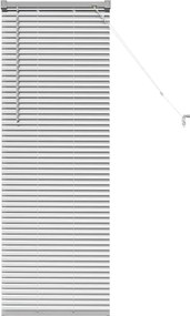 vidaXL Βενετσιάνικες Ρόδες Ασημί 130 x 45 εκ Αλουμίνιο