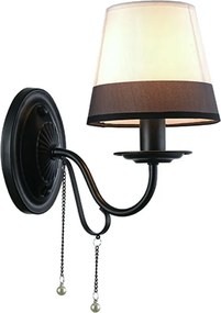 Απλίκα Τοίχου Aca Mulan EG167281WBW Black Matt