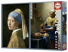 Παζλ Educa Vermeer 1000 Τεμάχια (x2)