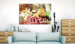 Πίνακας - Charming Rome - triptych - 90x60