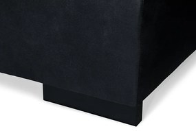 Γωνιακός Καναπές In Living 372, Σκούρο γκρι, Μαύρο, 380x237x86cm, Πόδια: Πλαστική ύλη | Epipla1.gr