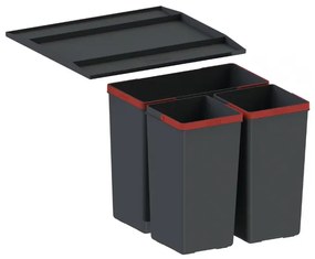 Franke Easysort 450-1-2 Εργονομικός Κάδος Απορριμάτων 28lt