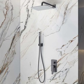 Σετ Μπαταρίας Εντοιχισμού Ντους Lea S05022GM Gan Metal Karag Metal, PVC