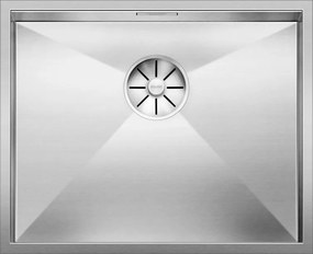 Blanco Zerox 500-U Inox Λείος Νεροχύτης Υποκαθήμενος με 1 Γούρνα 54x44 cm