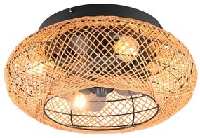 Ανεμιστήρας Reality Lighting -RL LILLESAND R67302126 Καφέ (Brown)