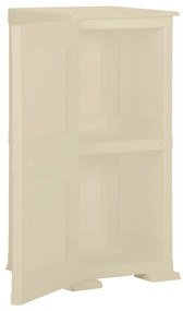 vidaXL Πλαστικό Ντουλάπι Angora Λευκό 40 x 43 x 85,5εκ με Σχέδιο Ξύλου