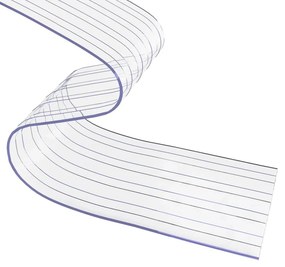 VidaXL Λωριδοκουρτίνα Διαφανής 25 μ. 200 χιλ. x 1,6 χιλ. από PVC