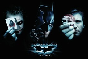 Εικονογράφηση The Dark Knight Trilogy - Trio, (40 x 26.7 cm)