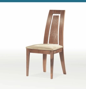 Ξύλινη καρέκλα Sorty καφέ-μπεζ 101,5x46x44x43cm, FAN1234