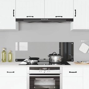 vidaXL Πίσω Πάνελ Κουζίνας Σκούρο γκρι 120 x 40 x 0.6 εκ.