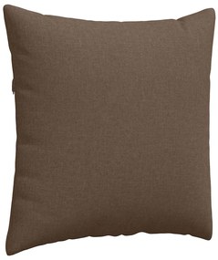 vidaXL Μαξιλάρι Καναπέ 2 pcs Καφέ 80 x 80 cm ύφασμα
