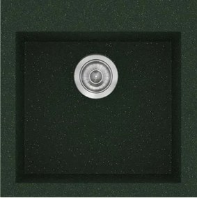 Νεροχύτης Κουζίνας Sanitec Classic 339 Ένθετος 50x50 εκ. Granite Green