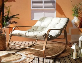 ΚΑΡΈΚΛΕΣ &amp; ΠΟΛΥΘΡΌΝΕΣ ΚΉΠΟΥ FAUTEUIL A BASCULE MIAMI IMITATION BOIS M1 HDO7309