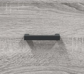 vidaXL Ντουλάπι Τοίχου Γκρι Sonoma 60x36,5x35 εκ. Επεξεργασμένο Ξύλο