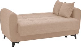 Σετ σαλονιού 2τεμ Lincoln pakoworld ύφασμα σε μπεζ απόχρωση