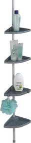 Γωνιακή Ραφιέρα Μπάνιου Τηλεσκοπική Wenko Easy Grey 3208011100