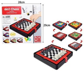 6 σε 1 επιτραπέζιο παιχνίδι 6+ - 6 in 1 chess-68108-75074
