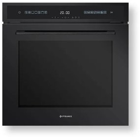 Oven Pyramis Matt Black PO78123010BLΜ 59.5x59.5x57.5 εκ.