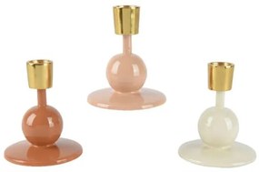 Beauty Home Μεταλλικό Κηροπήγιο με Σμάλτο 8.5 x 9.5cm  ΤΕΡΑΚΟΤΑ