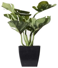 Τεχνητό Φυτό Μονστέρα Deliciosa 9060-6 14x18x22cm Green Supergreens Polyethylene