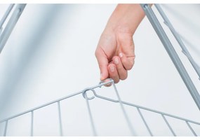 Στεγνωτήριο ρούχων Brabantia 90300182, σχήμα Τ, 20 m, ανθεκτικό στη διάβρωση, ρυθμιζόμενα φτερά, ράφι στεγνώματος, λευκό