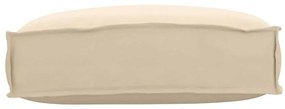vidaXL Μαξιλάρι παλέτας για πλάτη Μπεζ 50 x 40 x 12 cm Ύφασμα Oxford