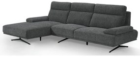 Seattle L-Shape Sofa Right Dark Grey