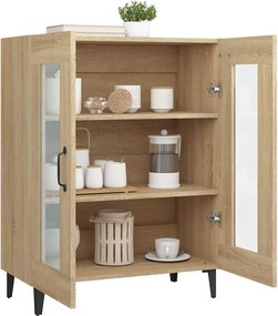 vidaXL Ντουλάπι Sonoma Δρυς 69,5 x 34 x 90 εκ. από Επεξεργασμένο Ξύλο