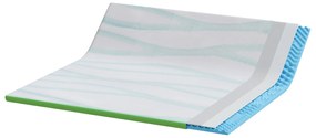 vidaXL Στρώματα Λευκό και Πράσινο 200 x 200 cm