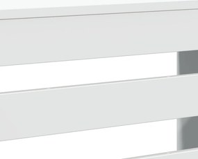 vidaXL Καπάκι Καλοριφέρ Λευκό 104 x 20 x 82 cm Επεξεργασμένο Ξύλο