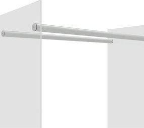 vidaXL Ράφι Καυσόξυλων Διαφανές 80 x 35 x 100 εκ. από Ψημένο Γυαλί