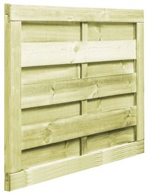 vidaXL Πόρτα Φράχτη Πράσινη 100 x 75 εκ. Εμποτισμένο Ξύλο Πεύκου