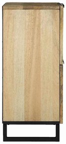 vidaXL Πλαϊνό Γραφείο Καφέ 60 x 33 x 75 cm Μασίφ ξύλο μάνγκο