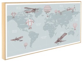 Παιδικό Κάδρο Χάρτης KDP203 30x60cm