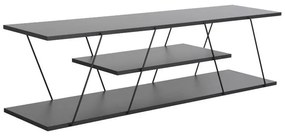 Tv stand Tars dark grey-black 120x30x33cm 120x30x33 εκ.