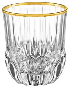 Ποτήρι Ουίσκι 350ml Χρυσή Ρίγα Adagio - RCR - 6 ΤΜΧ