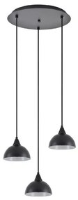 Κρεμαστό Φωτιστικό Οροφής Μαύρο ADEPT 77-9055 Homelighting-77-9055-Μαύρο 77-9055