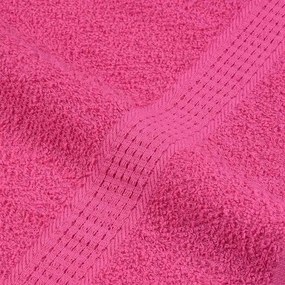 vidaXL Πετσέτες FROGN 10 τεμ. Ροζ 100x200 εκ. 360 γρ./μ²