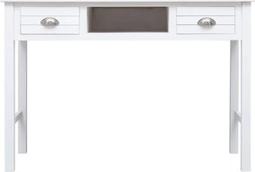 vidaXL Γραφείο Λευκό 110 x 45 x 76 εκ. Ξύλινο