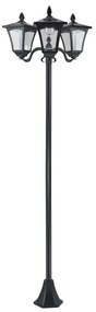 Τριπλό Ηλιακό LED Φανάρι Κήπου Κολόνα 182.5 cm Outsunny 842-109 842-109