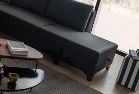 Corner Sofa-Bed Loft - Anthracite Anthracite