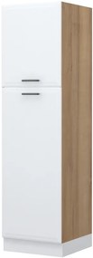 Επιδαπέδιο ντουλάπι ψηλό Evora K21-60-2KF-Καρυδί - 60.00Χ60.00Χ216.00cm