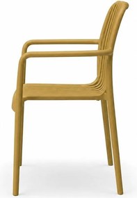 Καρέκλα Nextdeco PP κίτρινη 55,5x58xΥ83εκ.