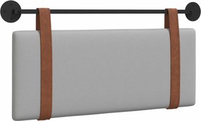 vidaXL Κρεμαστό Κεφαλάρι Σκίουρος Γκρί Αντίκα PU