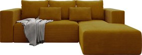 Γωνιακός καναπές Stripes-Δεξιά-Moustardi
