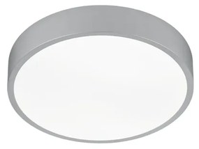 Μοντέρνα Πλαστική Πλαφονιέρα Οροφής με Ενσωματωμένο LED σε Γκρι χρώμα 31cm Trio Lighting 627413087