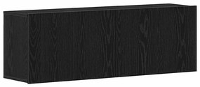 vidaXL Ντουλάπια Τηλεόρασης 2 τεμ. Μαύρο Δρυς 120x30x41 εκ. από Τεχνητό Ξύλο