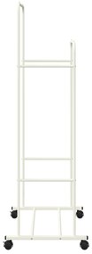 vidaXL Ράφι Ρούχων Μονόχρωμο Λευκό