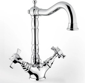 Bugnatese Princeton Chrome 834 - Μπαταρία νιπτήρα ψηλή